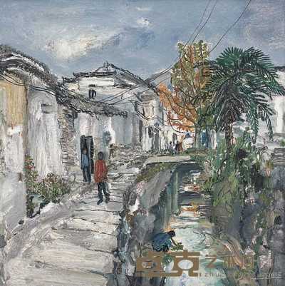 任传文 2002年作 武夷山庄 50×70cm